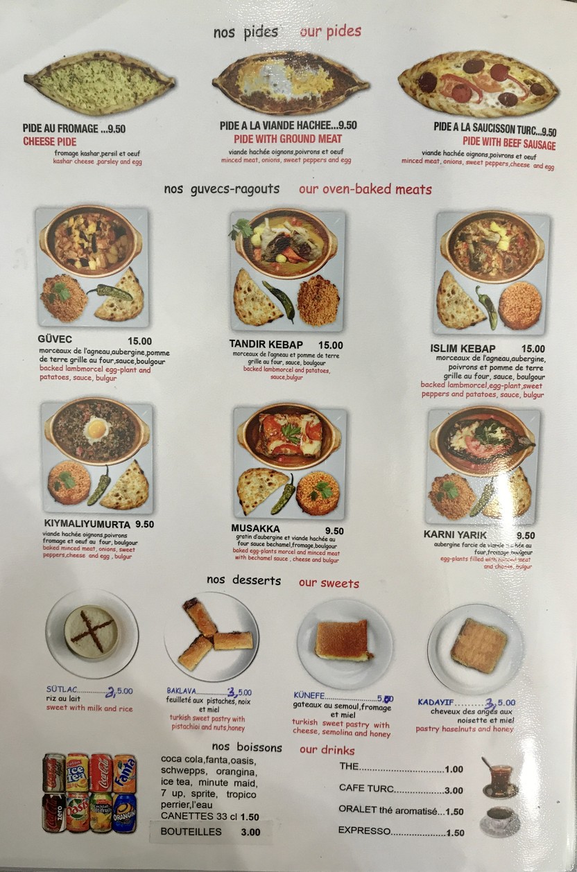 Restaurant ZERIN menu 6