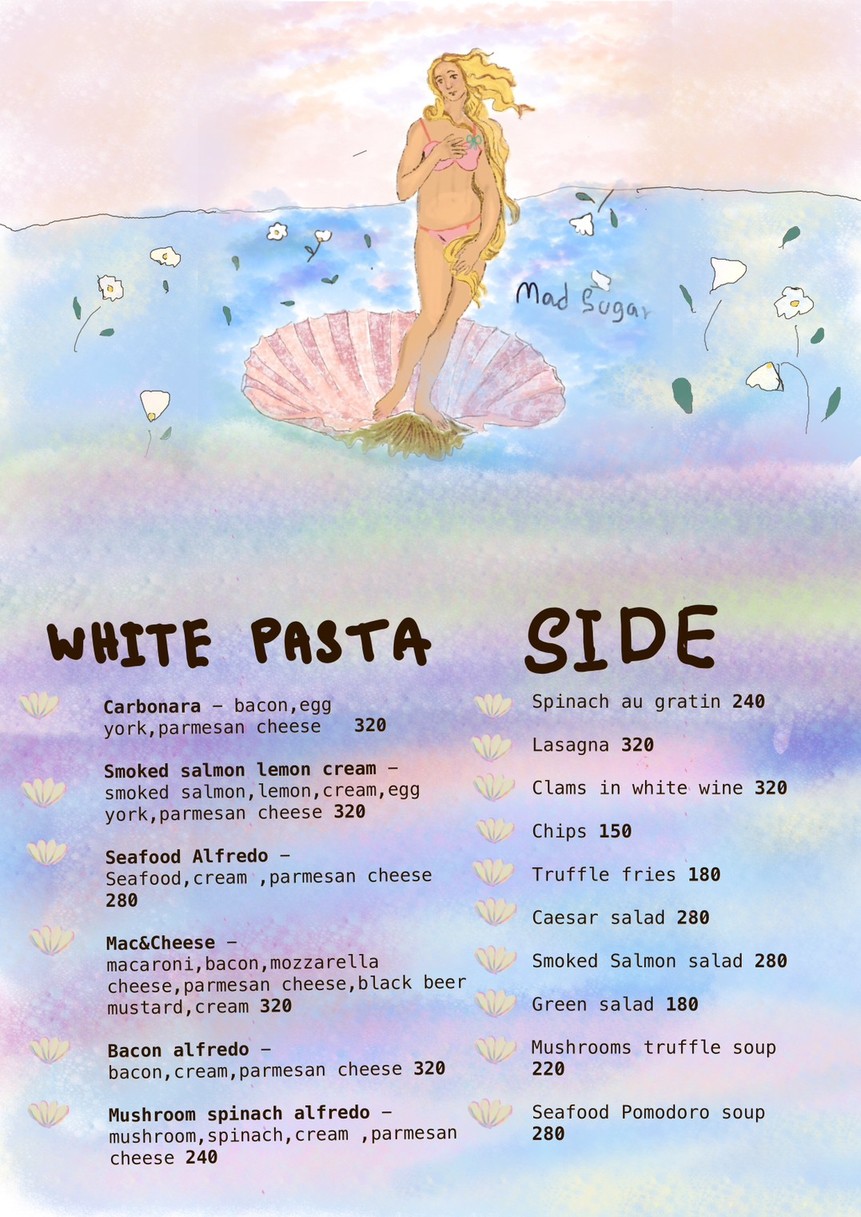 Mad Sugar Home Café menu 1
