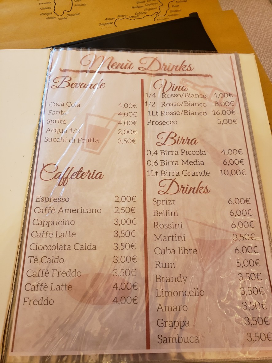 La Locanda di Pietro menu 4