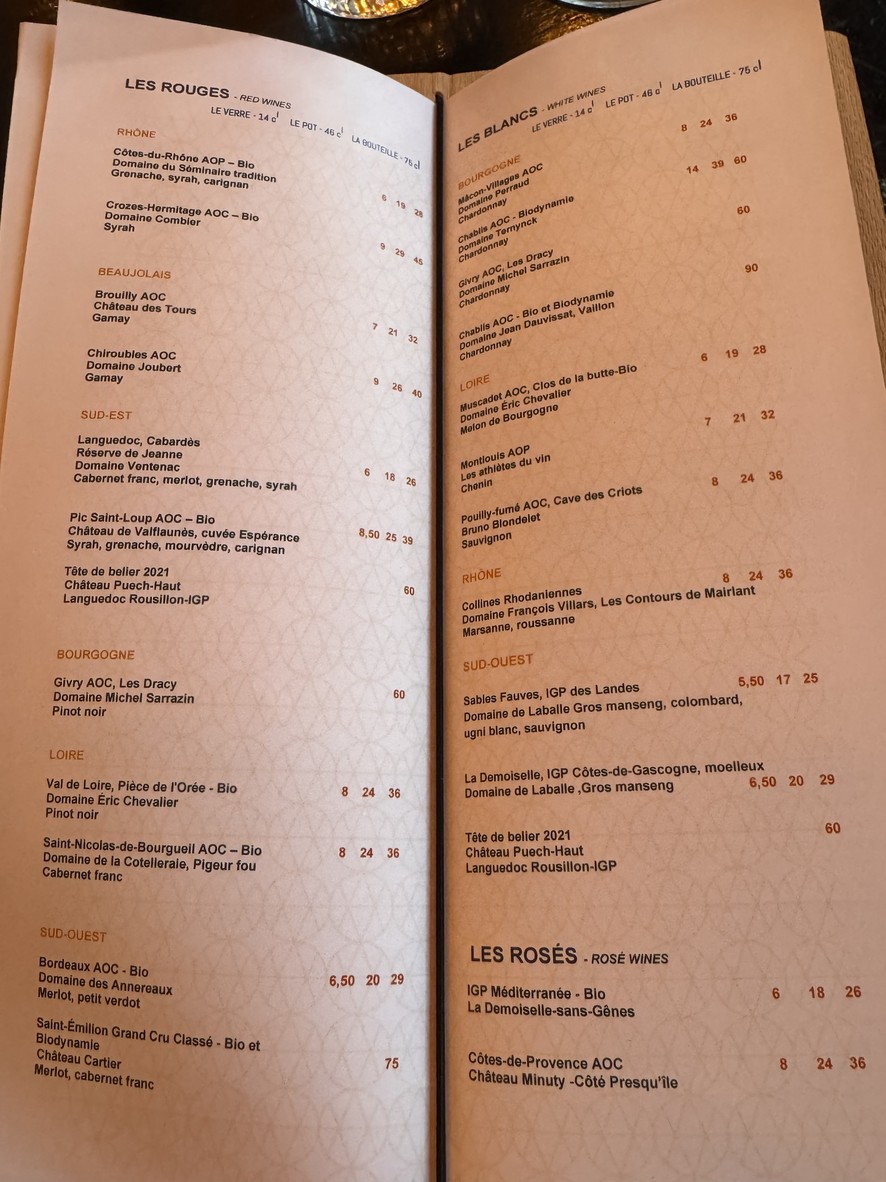 Les Fauves Restaurant menu 6