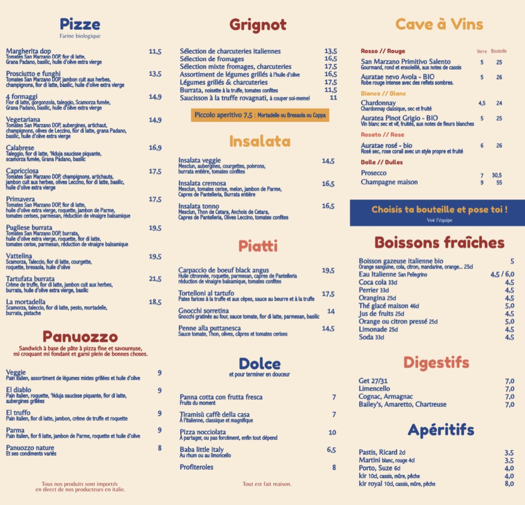 Les nouveaux sauvages pl réunion menu 1