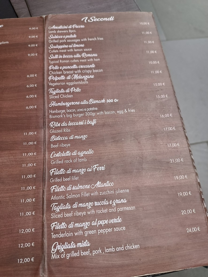 Merulana Cafè menu 3