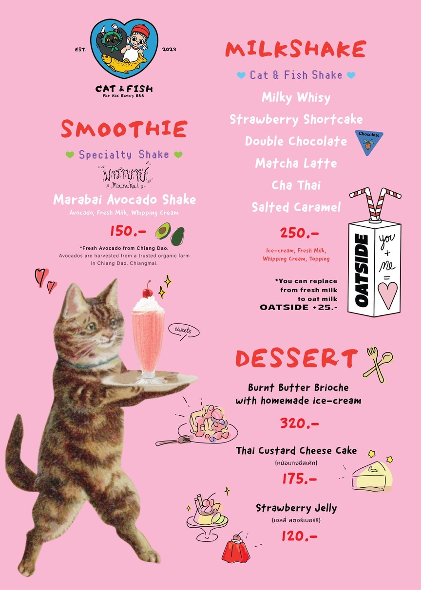 CAT & FISH – FAT KID EATERY BKK menu 3