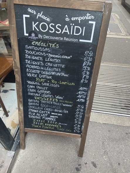 Kossaïdi - Restaurant réunionnais