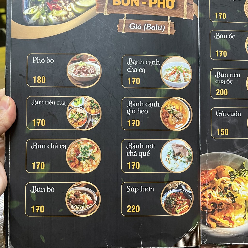 Hương Vị Việt J.Moon menu 2