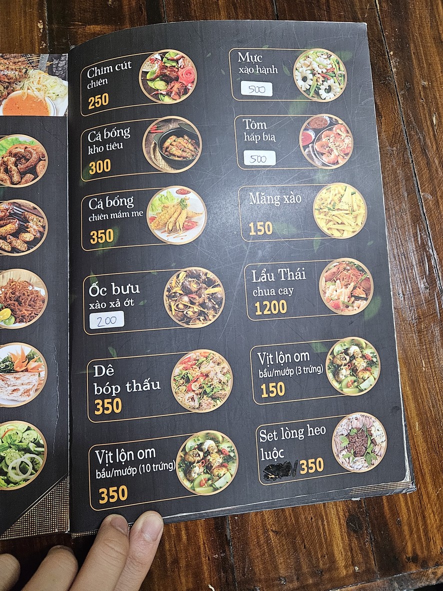 Hương Vị Việt J.Moon menu 3