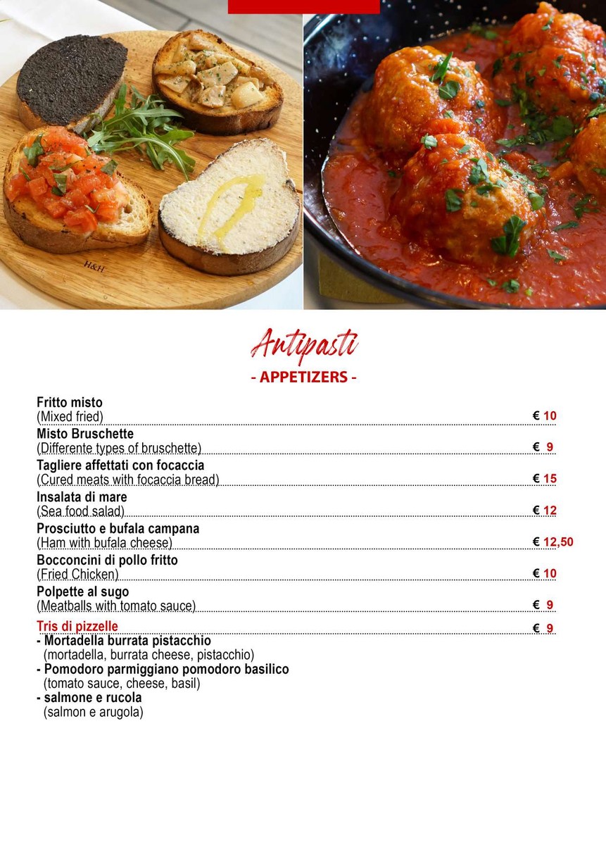 Ristorante Pizzeria Popolo Caffè menu 1