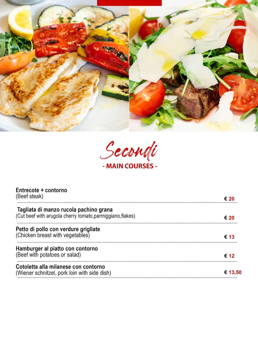 Ristorante Pizzeria Popolo Caffè menu 3