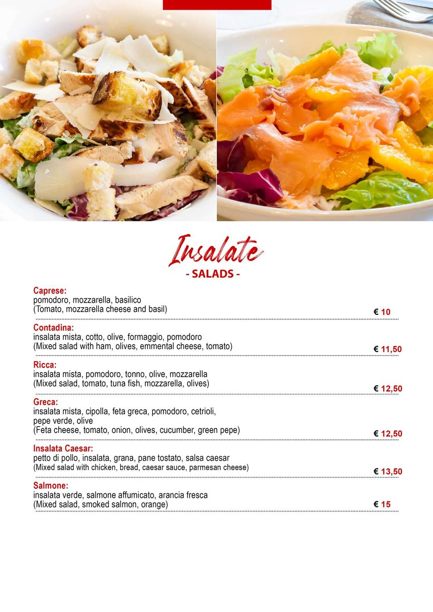 Ristorante Pizzeria Popolo Caffè menu 7