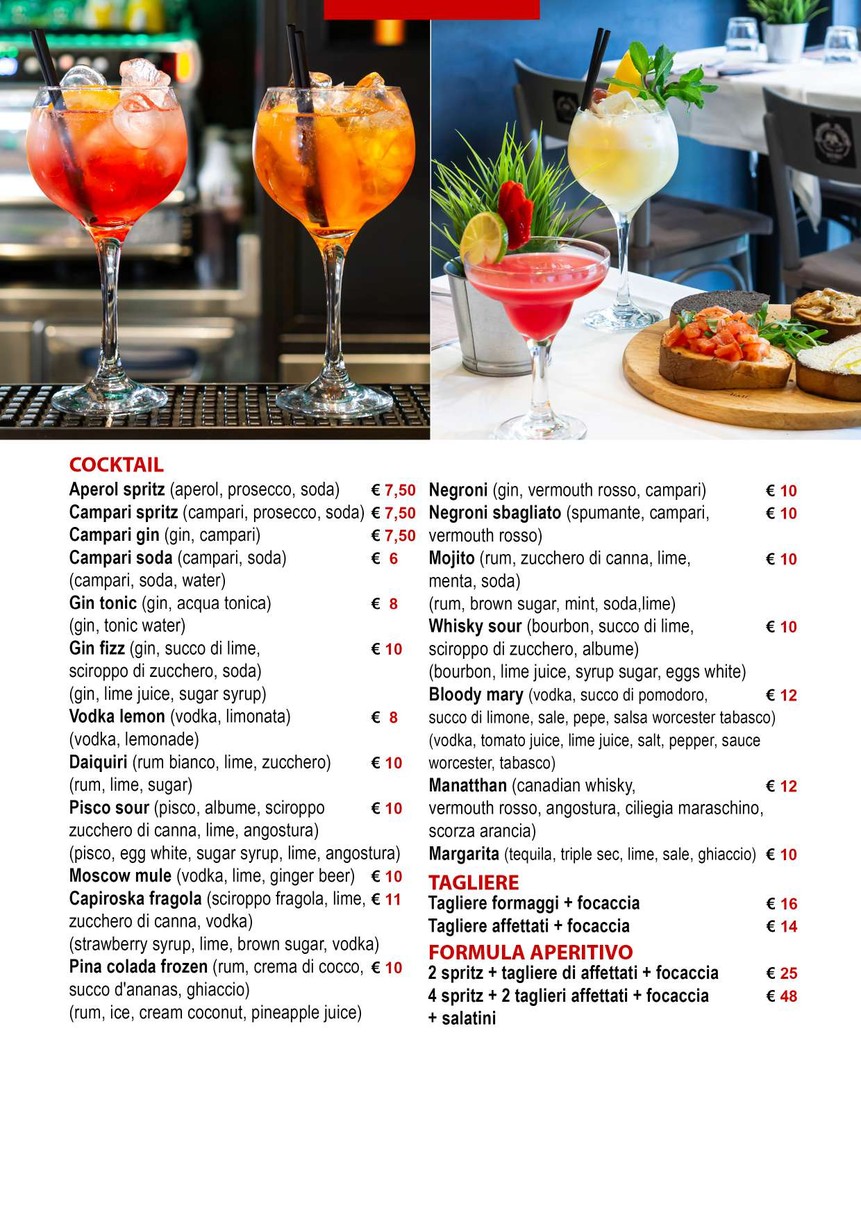 Ristorante Pizzeria Popolo Caffè menu 9