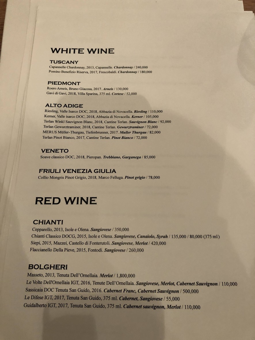 Borgo Hannam menu 5