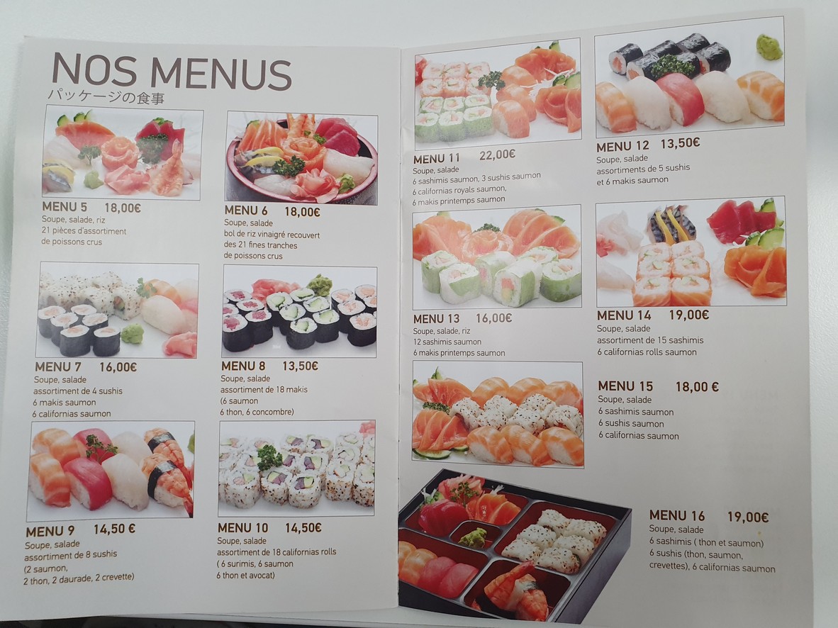 Fuji menu 5