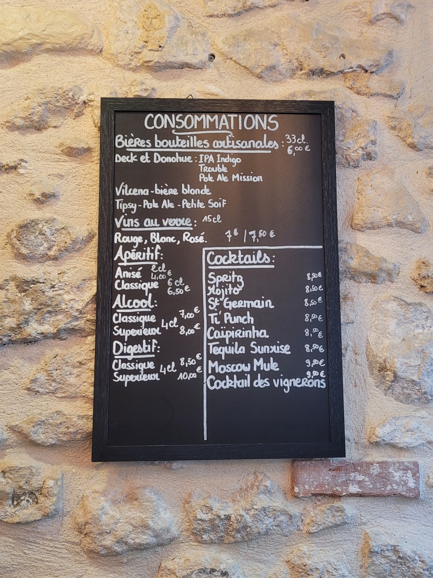 Les Petits Vignerons Vincennes menu 3