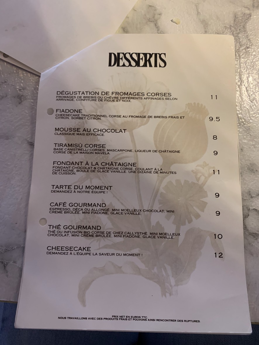 Le Wagon Bleu menu 3