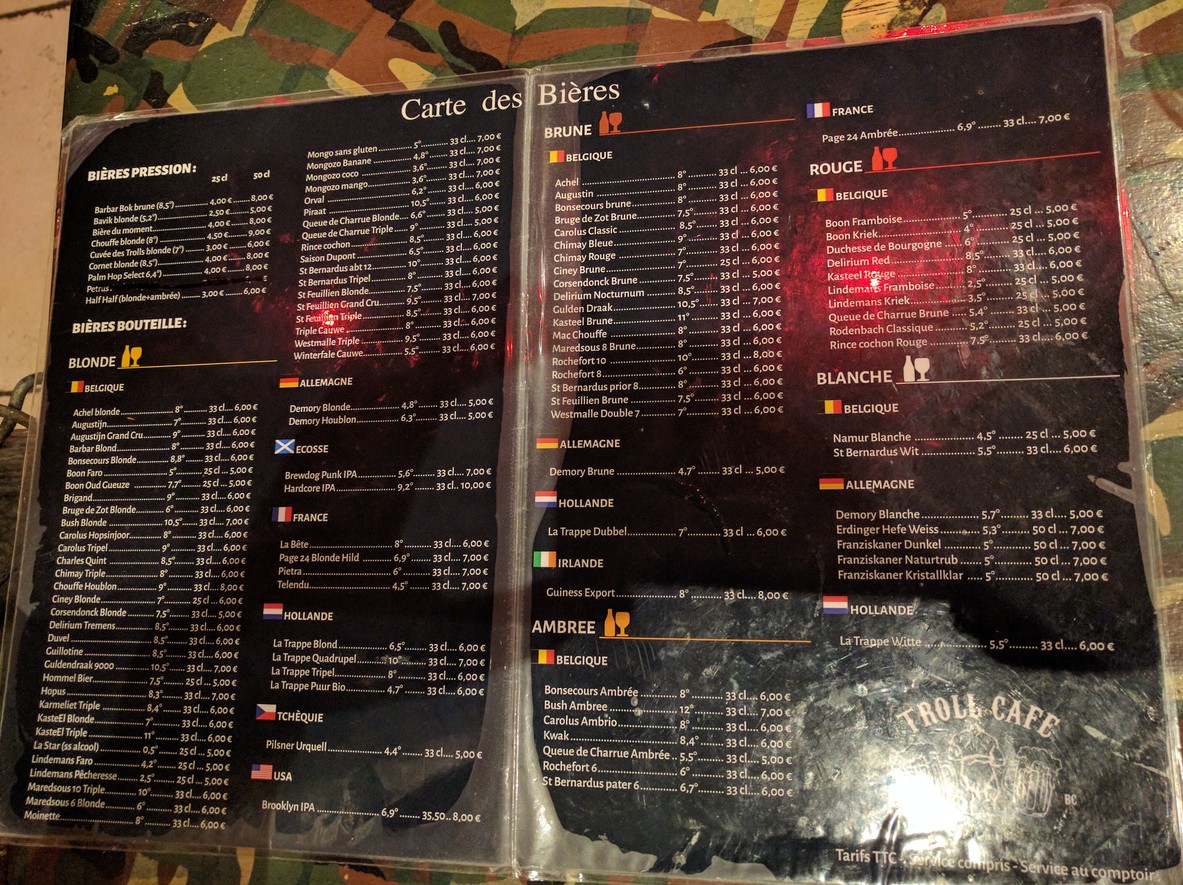 Troll Café menu 2