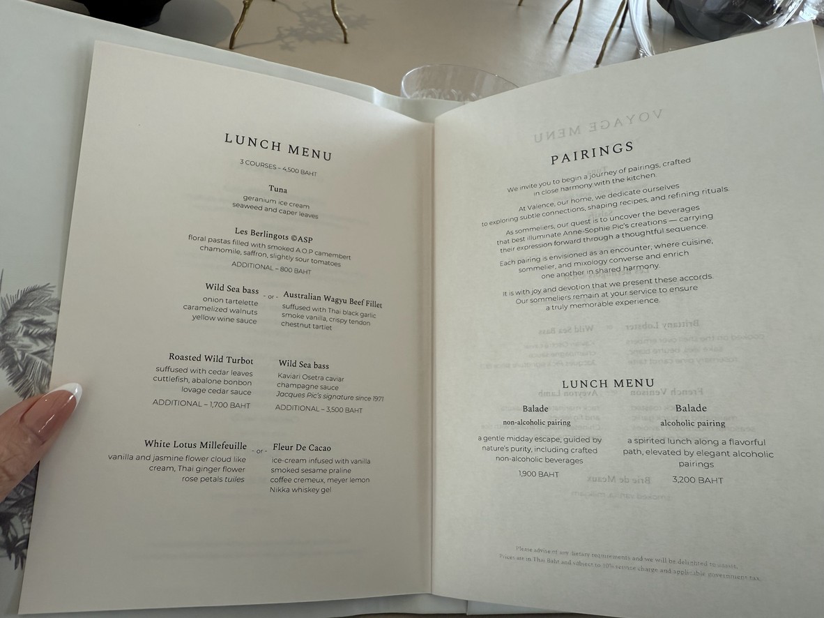 เลอ นอร์ม็องดี menu 2