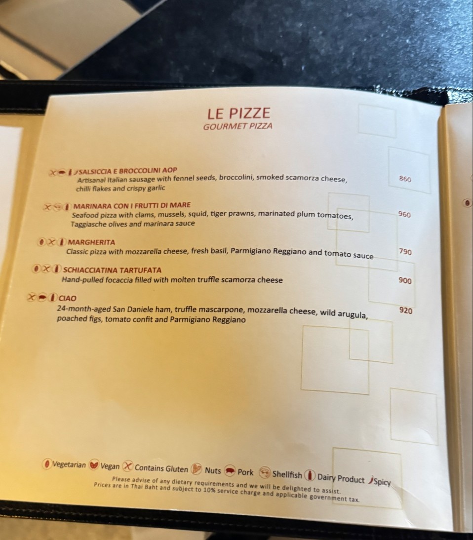 تشياو تيرازّا menu 5