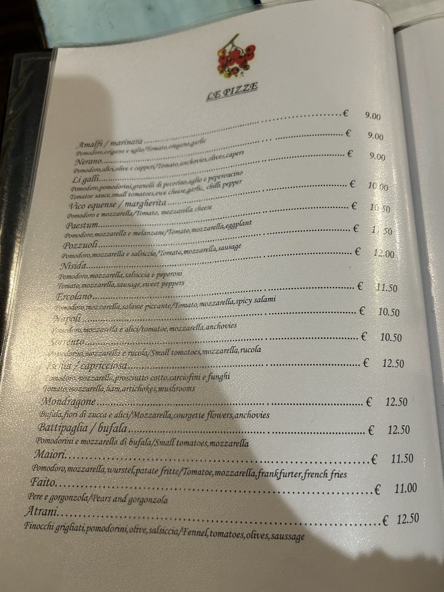 Gaudì menu 5