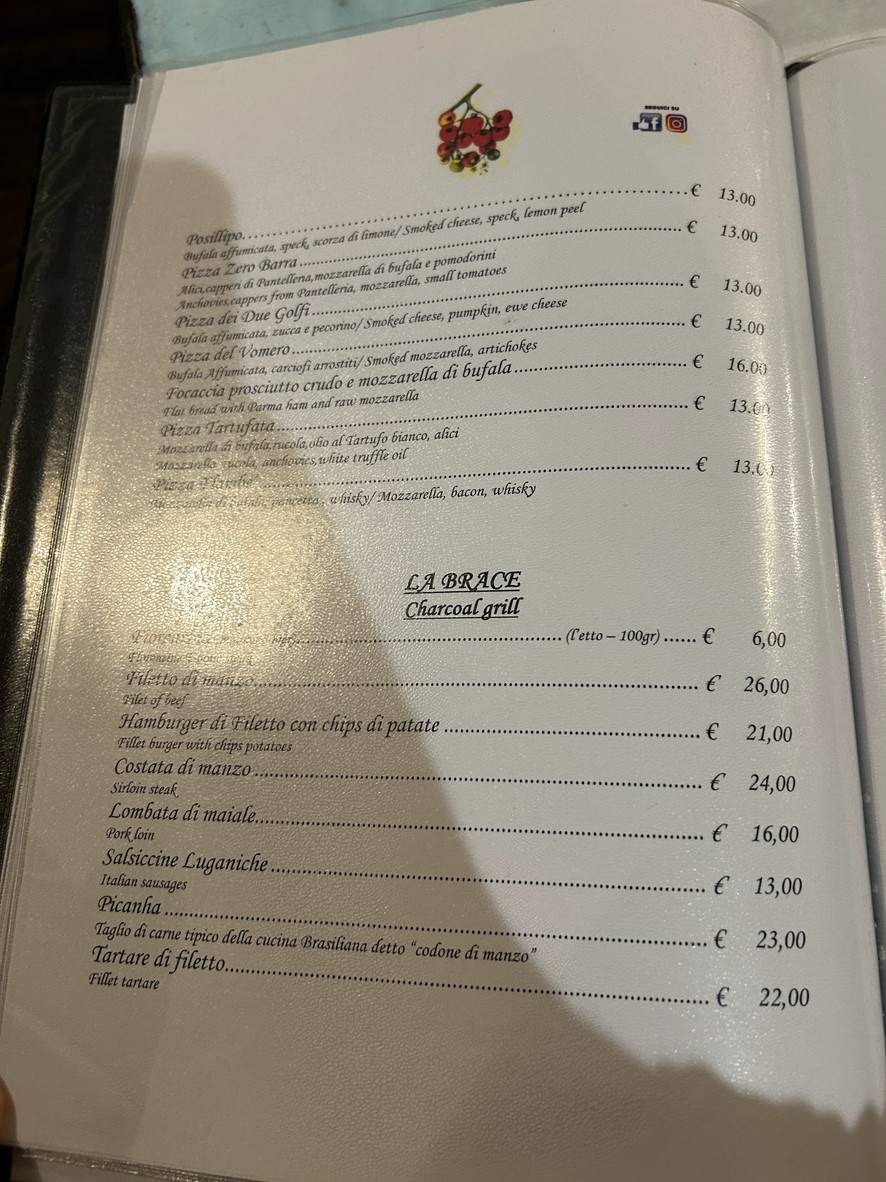 Gaudì menu 7