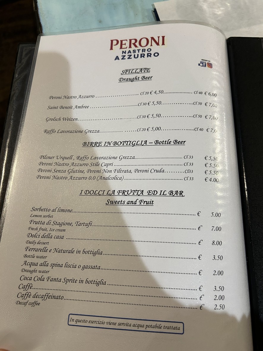 Gaudì menu 8