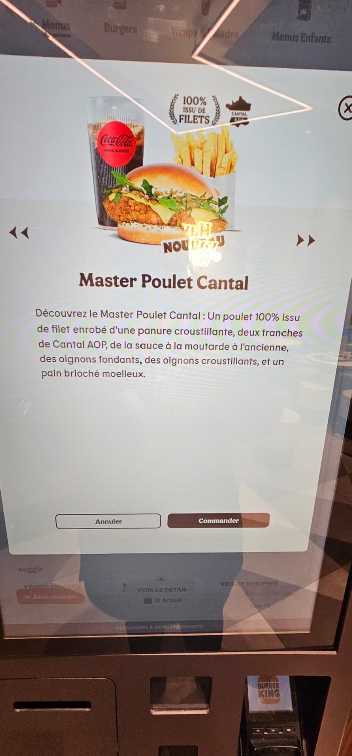 Burger King menu 1