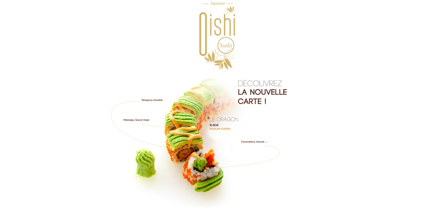 Oishi Sushi menu 1