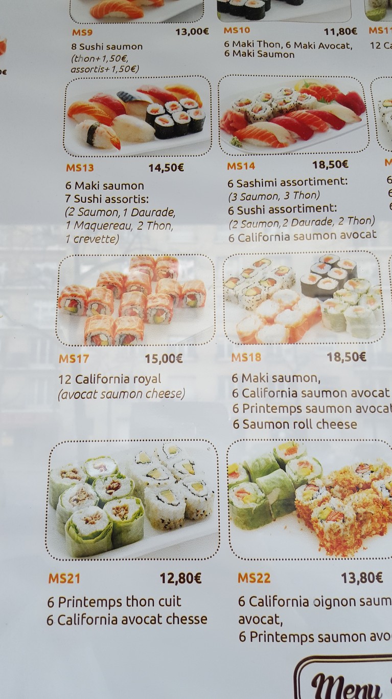 Oishi Sushi menu 3