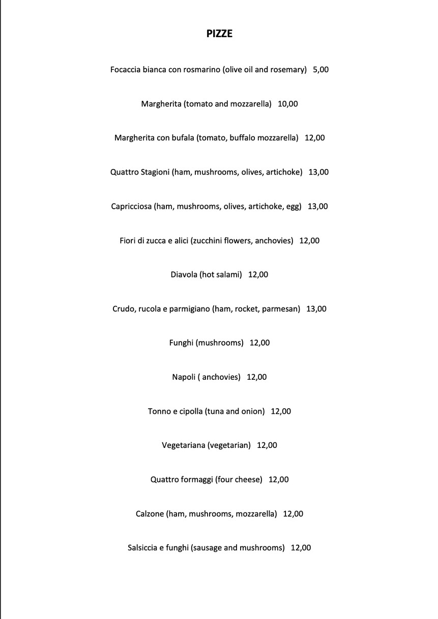 Alla Rampa dei Gracchi menu 3