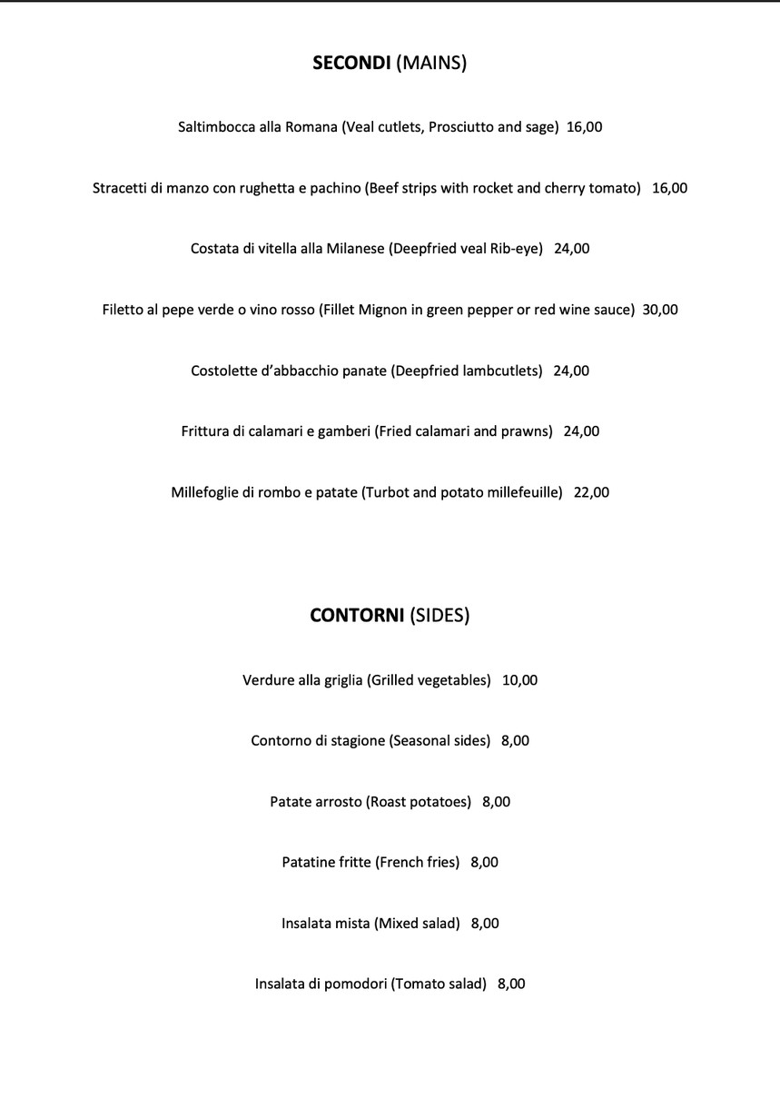 Alla Rampa dei Gracchi menu 4