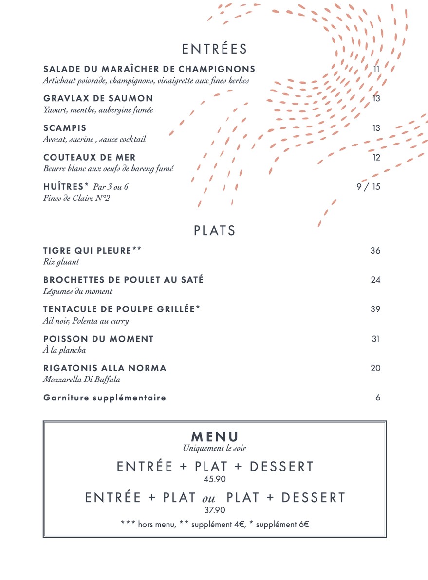Octopus Oxygen menu 1