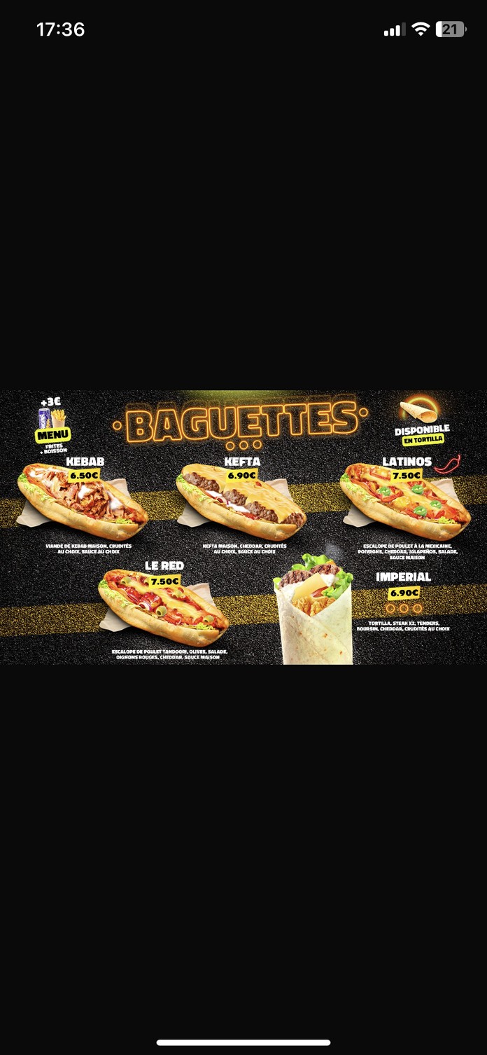 Fantastyk - Street food Paris 12 menu 2
