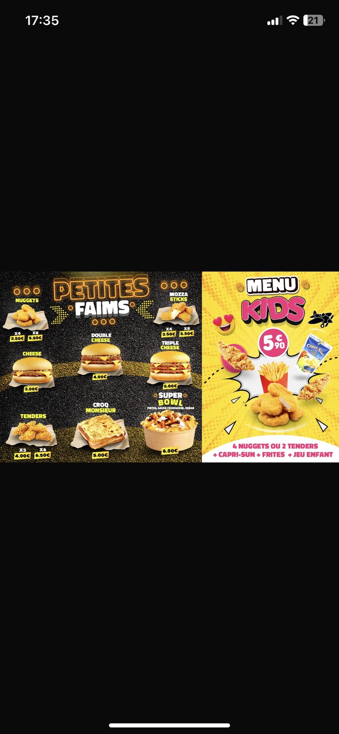 Fantastyk - Street food Paris 12 menu 5