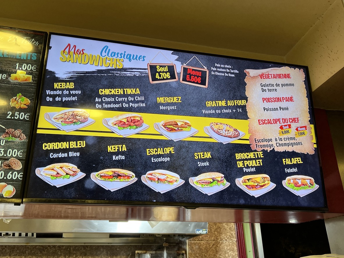 L'Escale De Plaisance menu 2