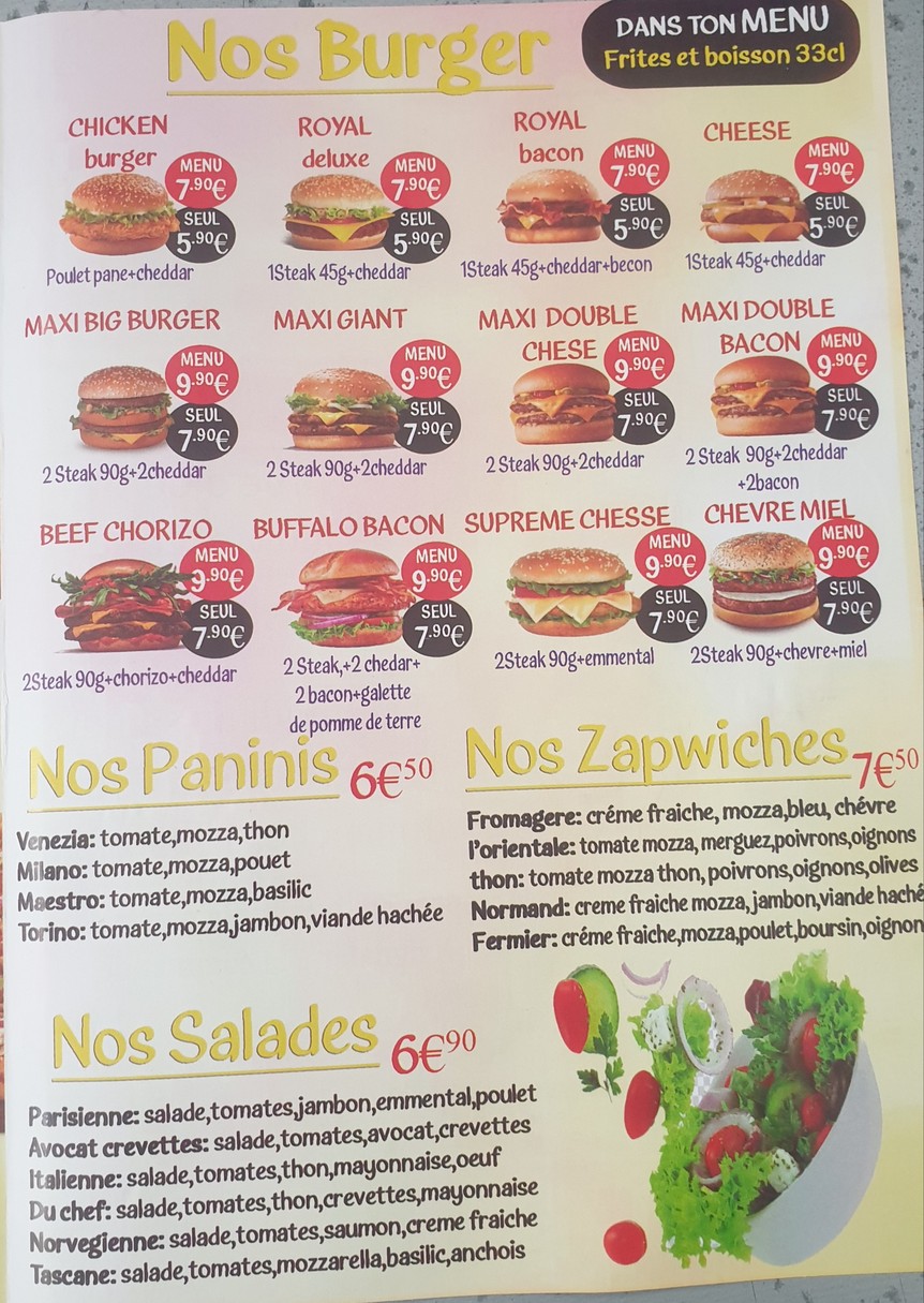 Factory Pizza menu 2