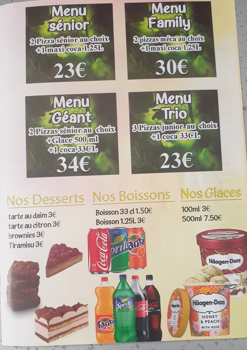 Factory Pizza menu 3