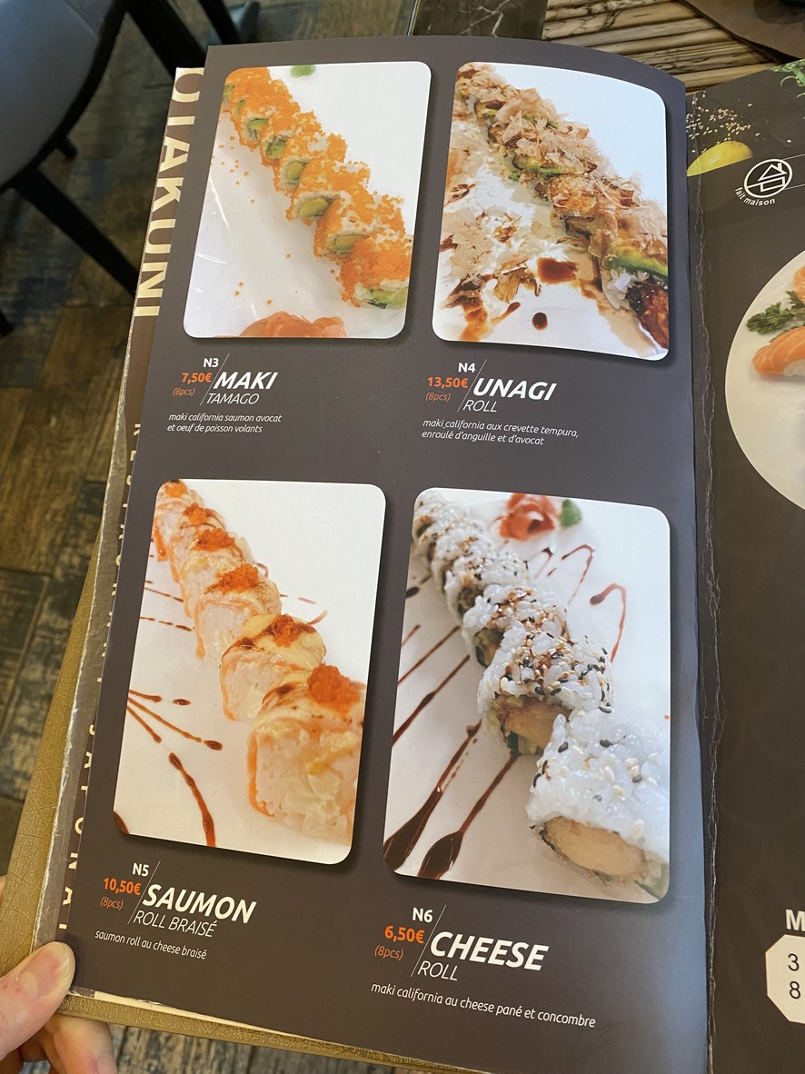Otakuni - Restaurant japonais Paris 13 menu 6
