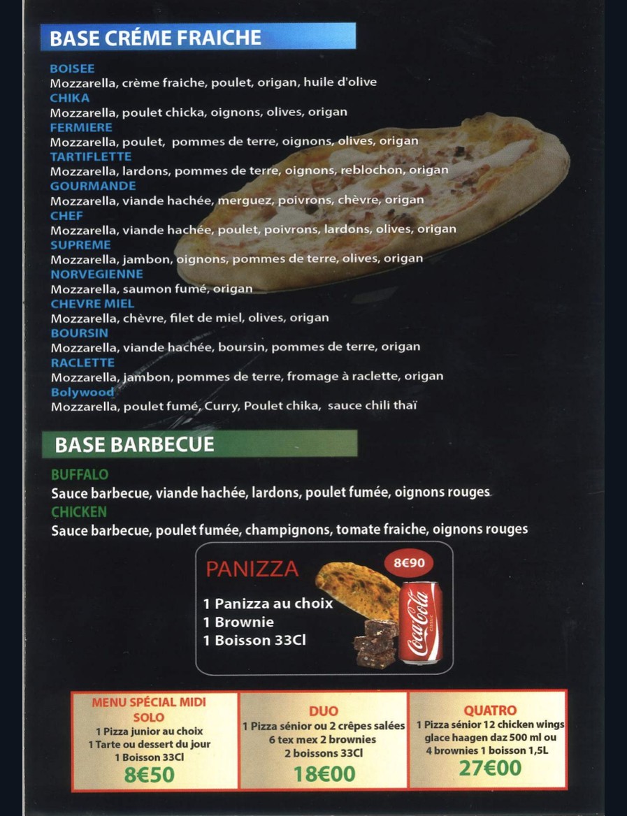 PIZZA PLAYA menu 2