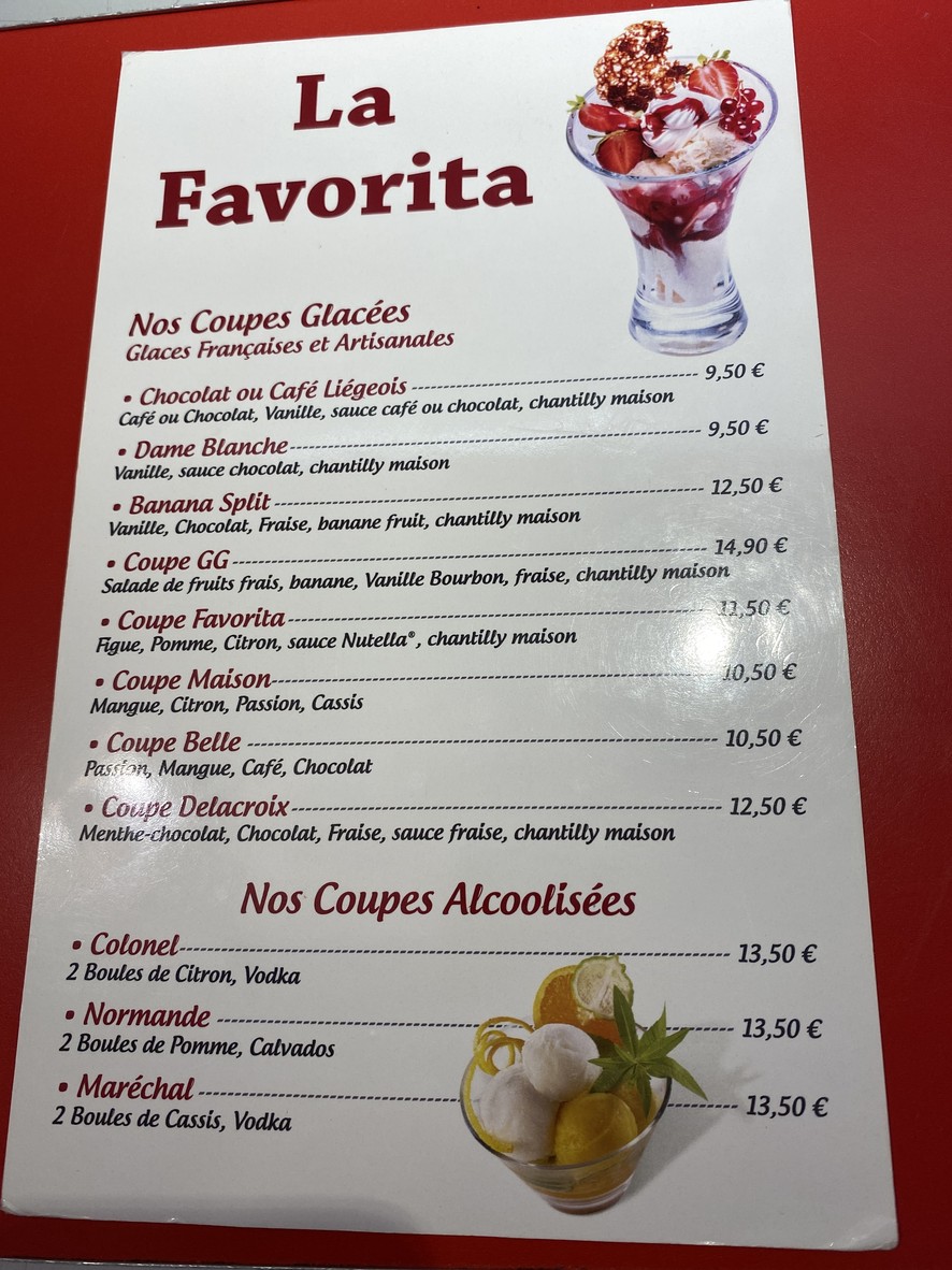 Chez Giovanni menu 3