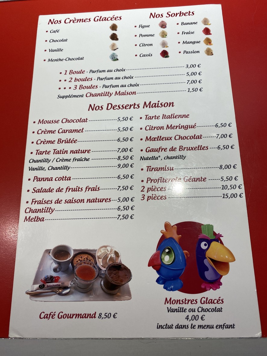 Chez Giovanni menu 4