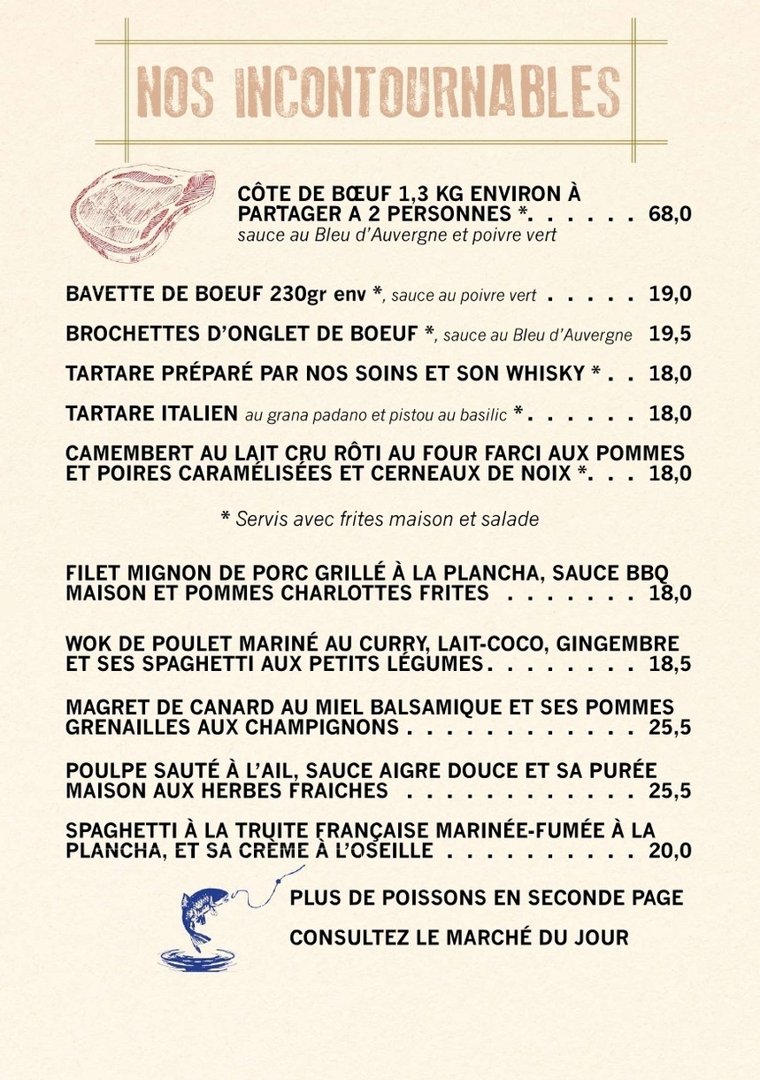 Les Mondes Bohèmes - Restaurant Paris 20 menu 2