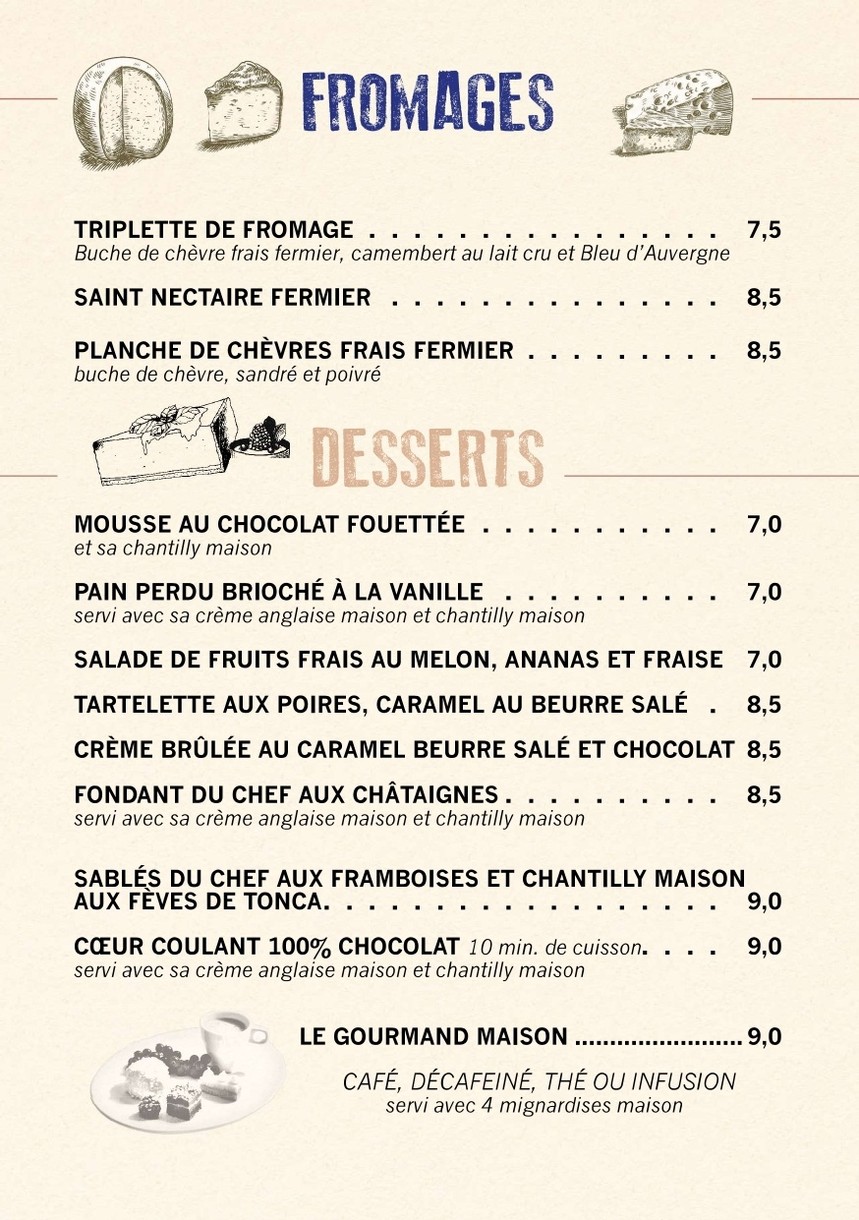 Les Mondes Bohèmes - Restaurant Paris 20 menu 4