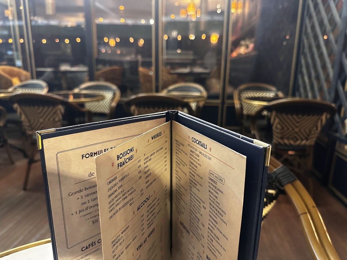 Le Mirabeau menu 2