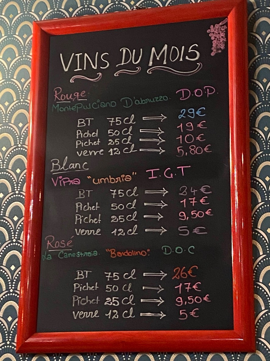 La Basilicata menu 3