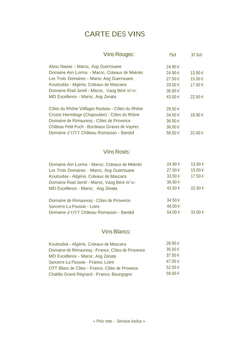 Charly Restaurant Mediterráneo menu 4
