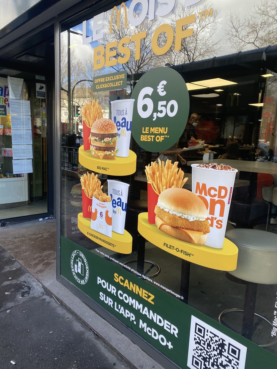 McDonald's menu 1