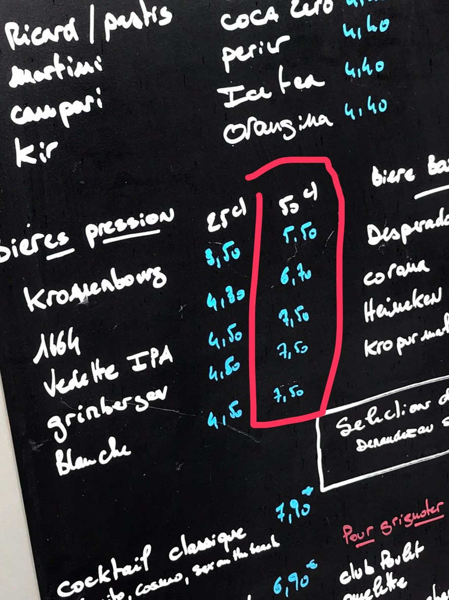 L'Atelier Jules menu 2
