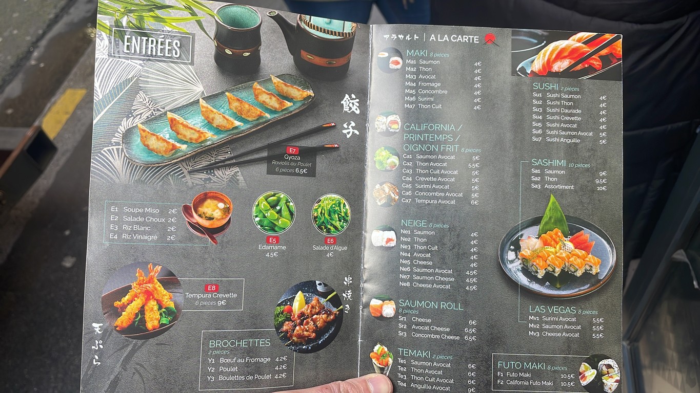 Poké Sushi & Co menu 1