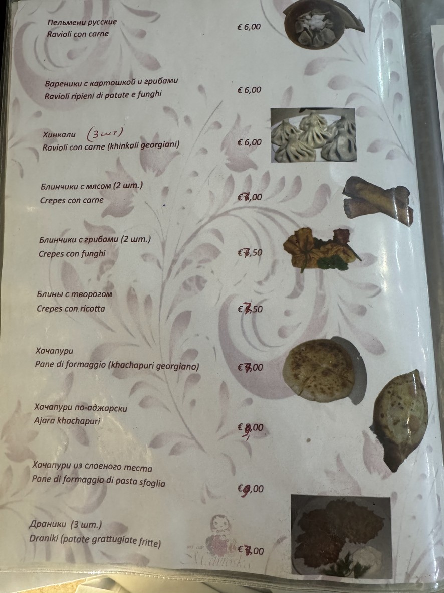 Associazione Culturale Caucaso menu 4