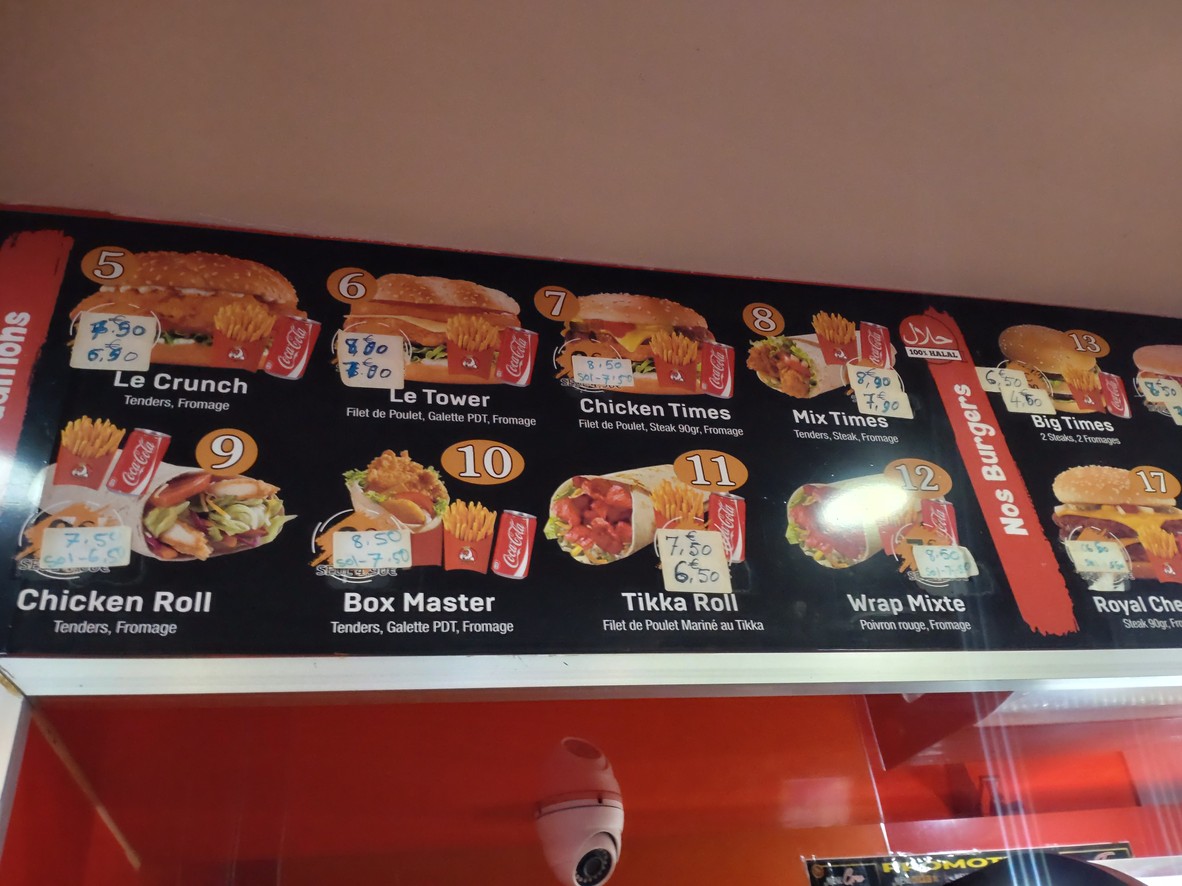 Chicken King Mms menu 3