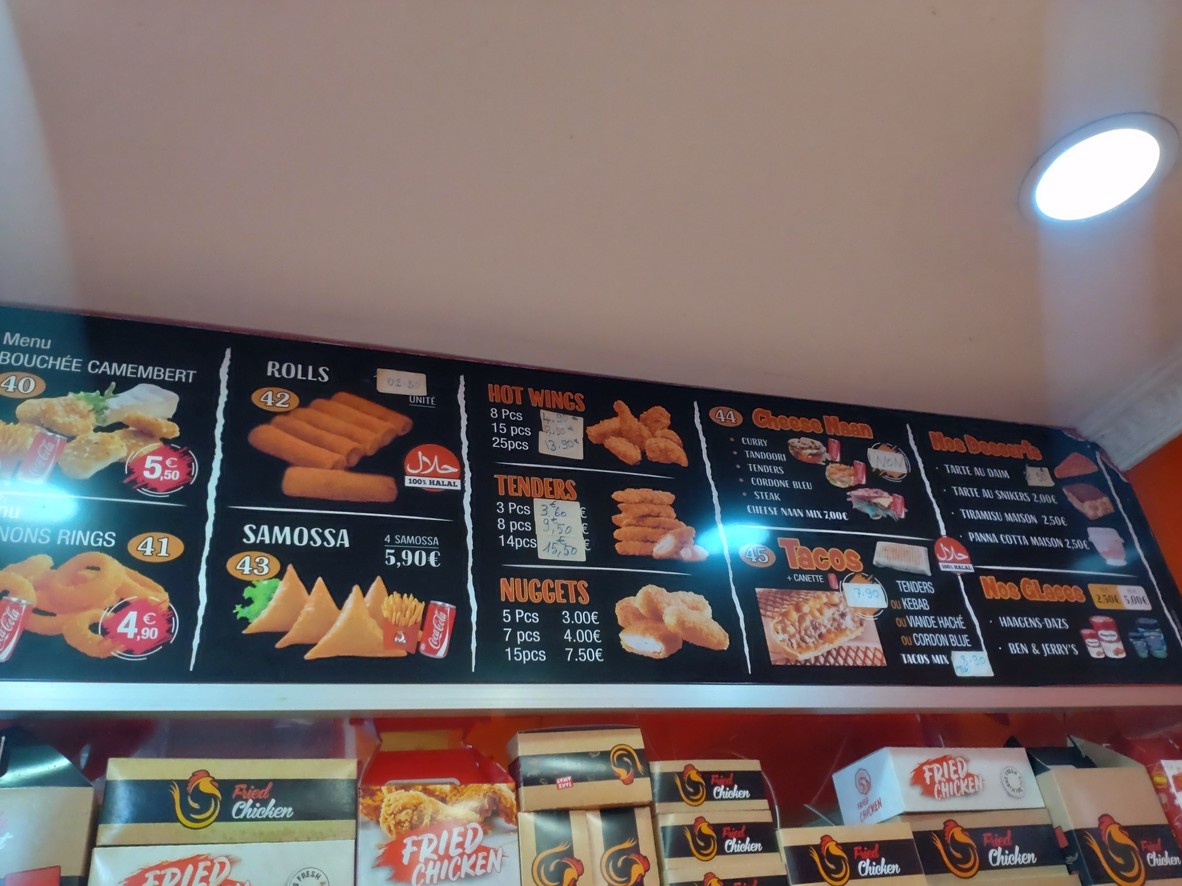 Chicken King Mms menu 4